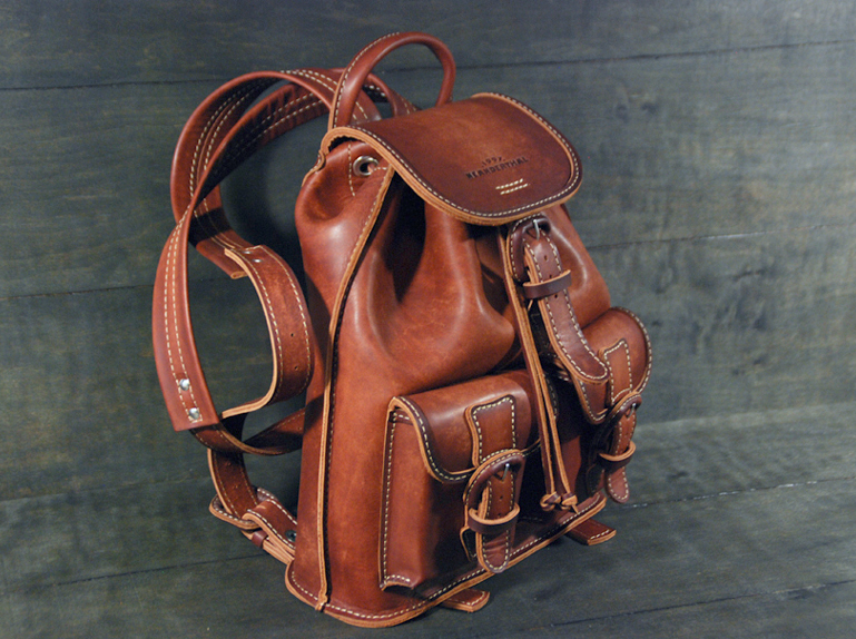 VIEW LEATHER BACKPACK